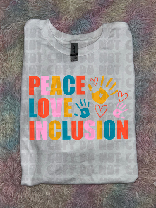 Peace Love Inclusion BB Fundraiser TUESDAY PREORDER