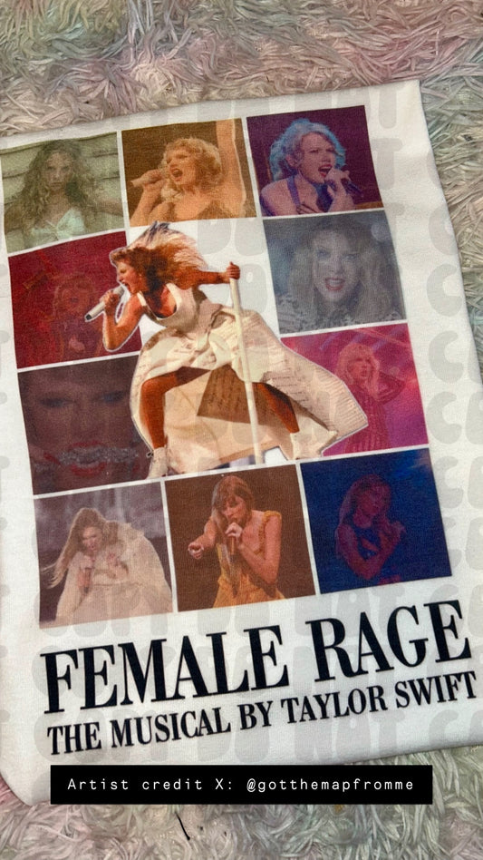 Female Rage Poster ARTIST CREDIT X: @gotthemapfromme PREORDER