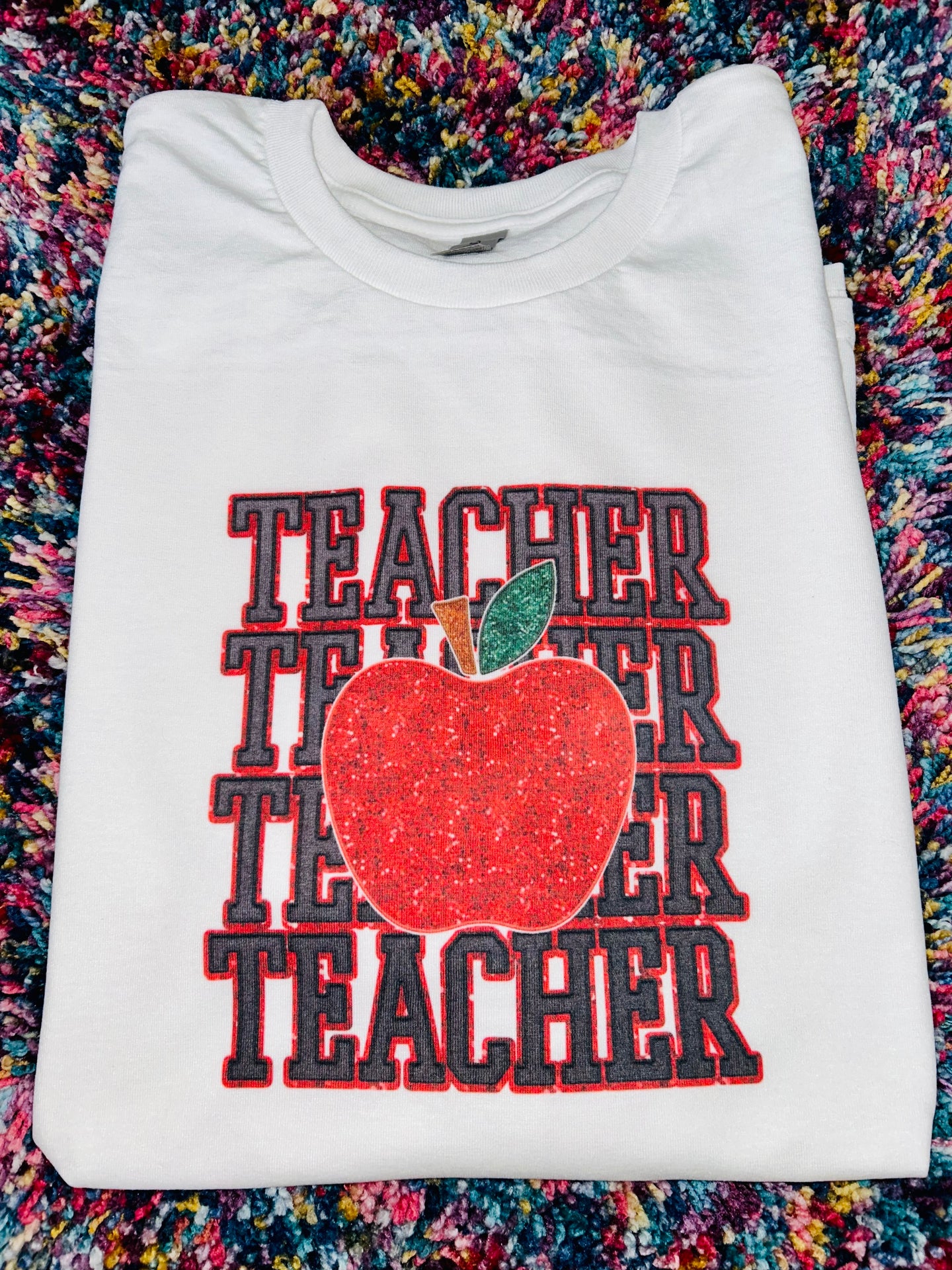 Teacher Faux Embroidery PREORDER