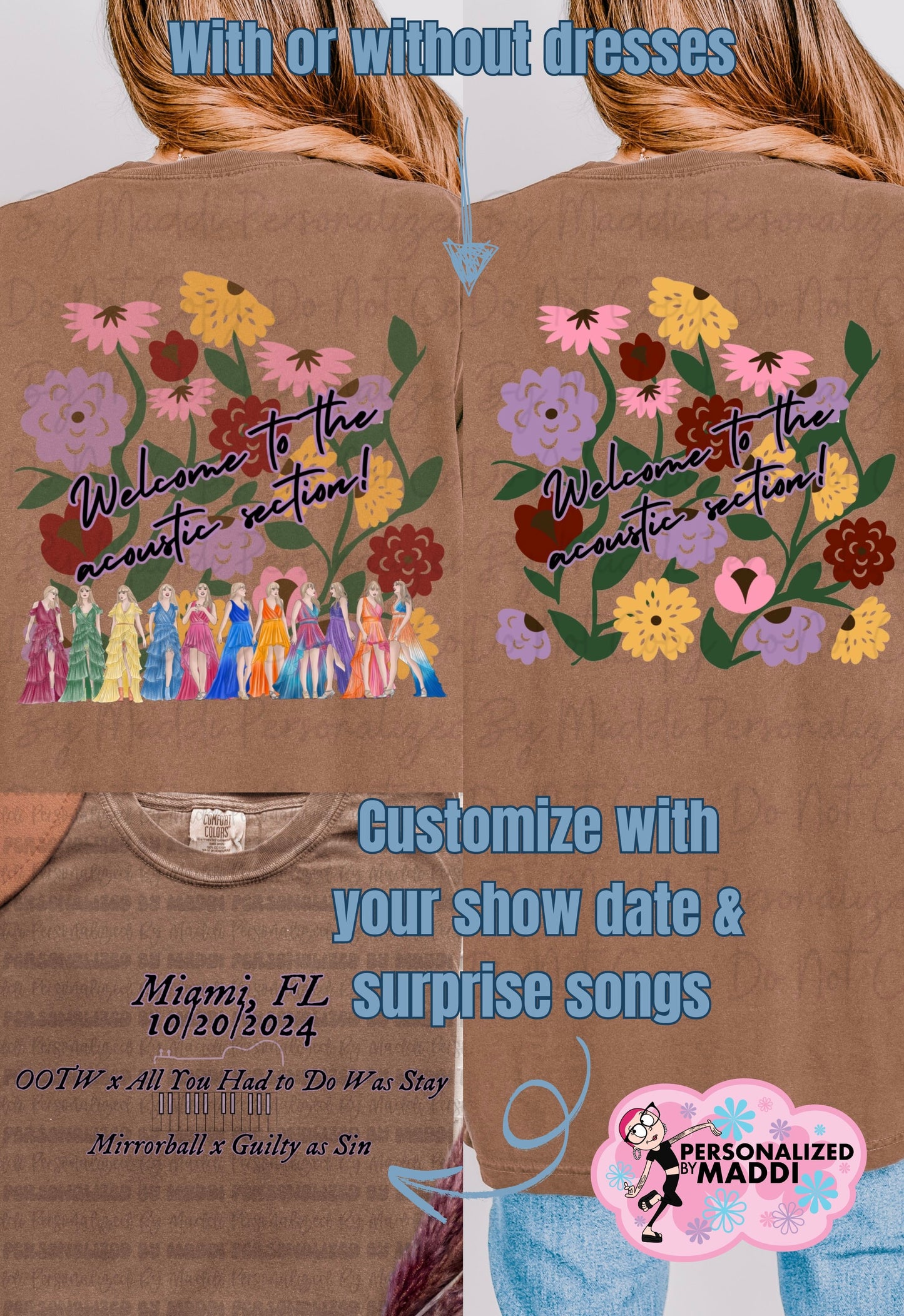 CUSTOMIZABLE Surprise Song F+B PREORDER