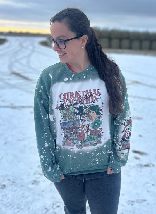 Christmas Vacation Bleached Sweatshirt RTS