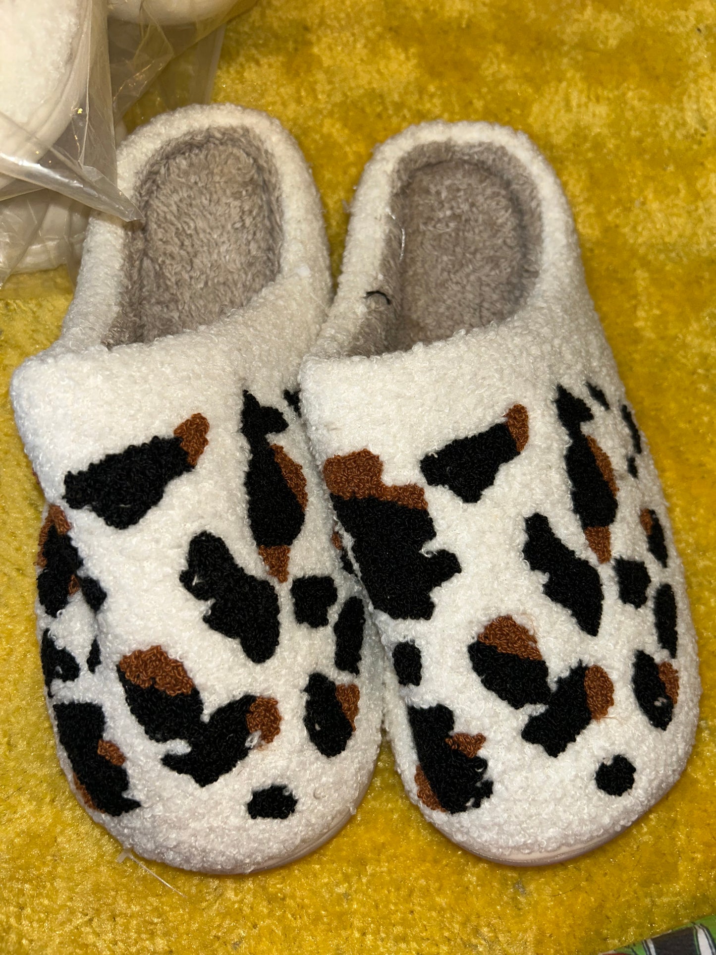 Brown Cheetah Slippers RTS