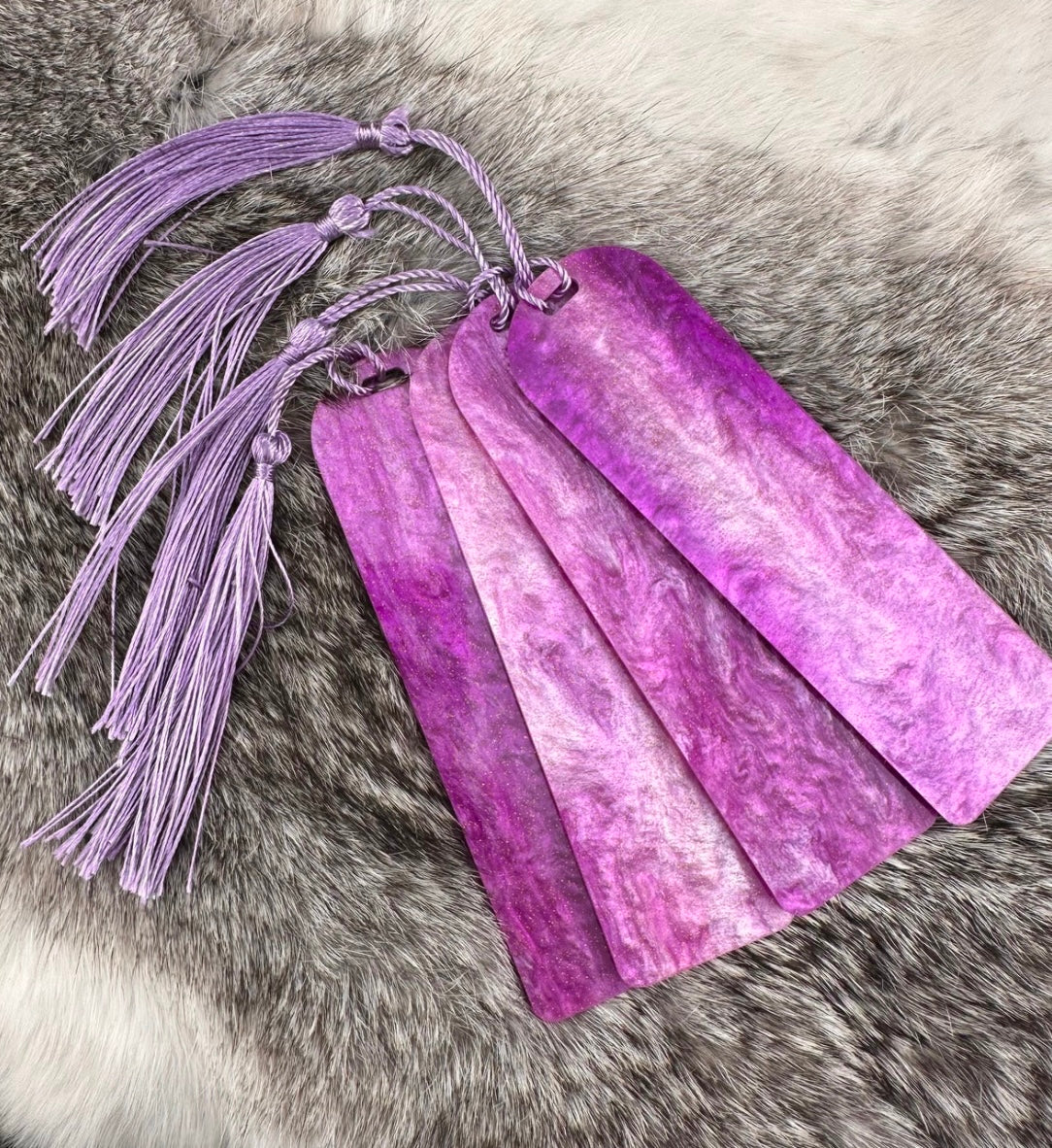 Purple Marble Bookmark RTS