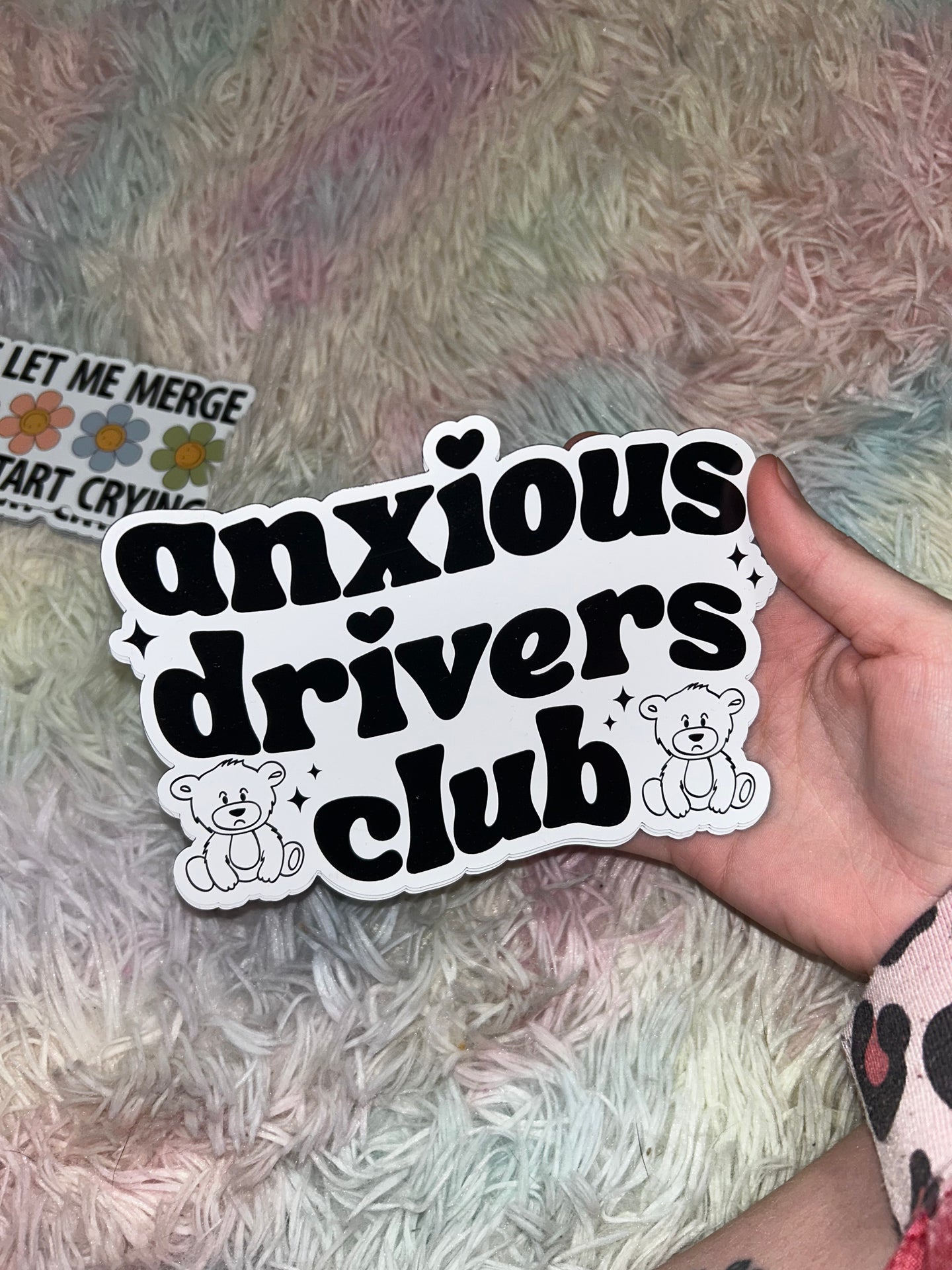 Anxious Drivers Club Car Magnet RTS